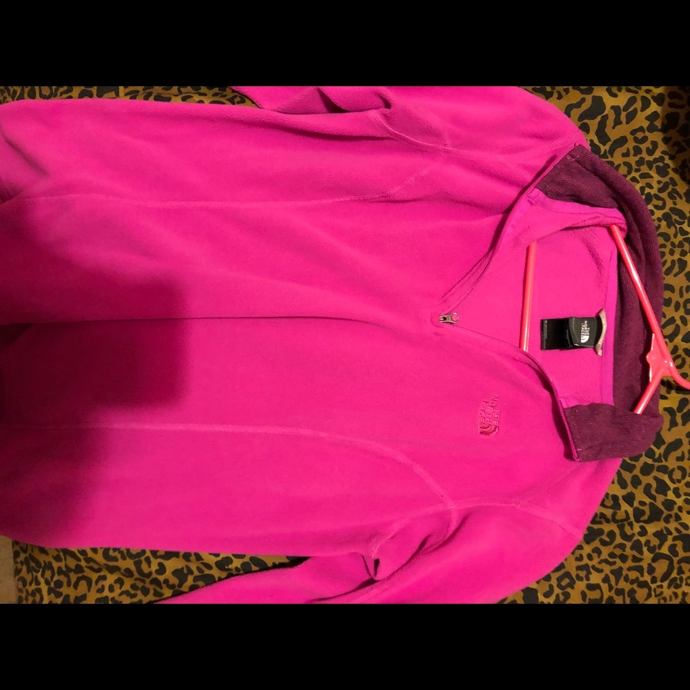 Pink north face